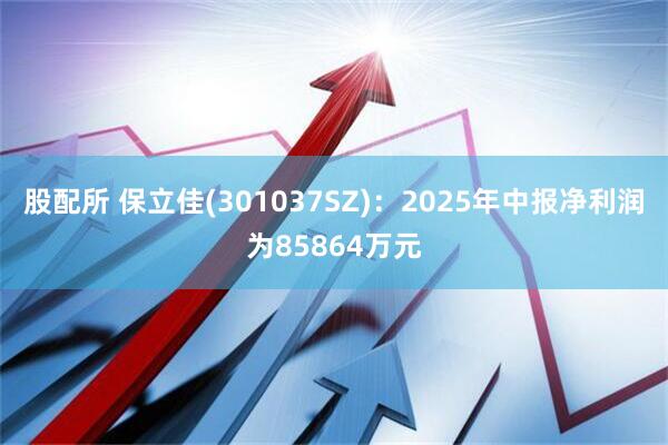 股配所 保立佳(301037SZ)：2025年中报净利润为85864万元